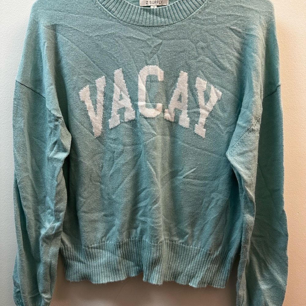 Z Supply Blue 'Vacay' Sweater